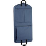 wallybags garment bag navy
