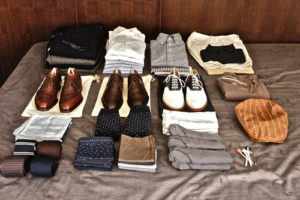 Laid out clothes